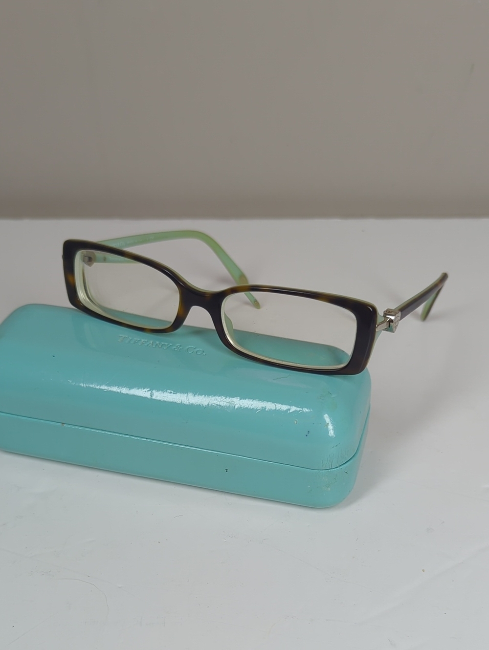 Tiffany & Co Eyeglasses TF2035 Tortoiseshell Silver Heart Frames